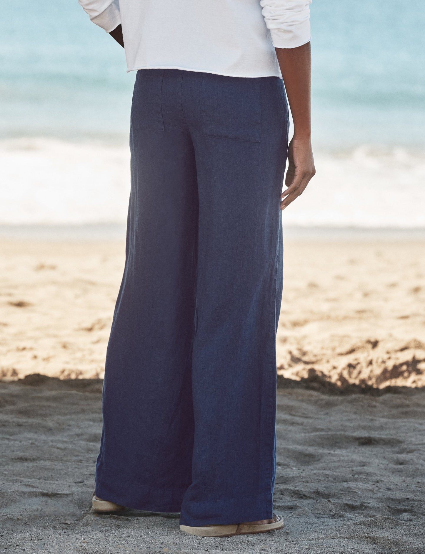 MADELINE Navy, Washed Linen