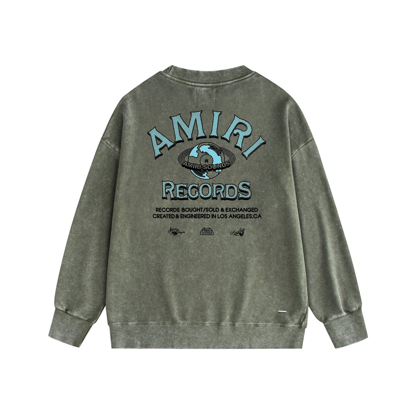 Amiri Distressed Sweatshirt Printed Trendy Pure Cotton