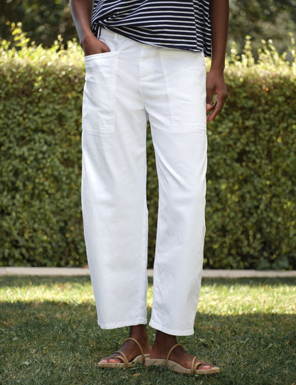 BRAY White, Italian Peached Twill