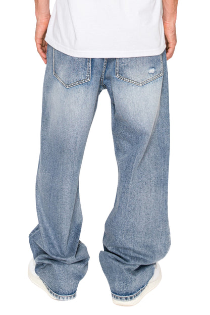 Baggy Fit Distressed Denim Jeans
