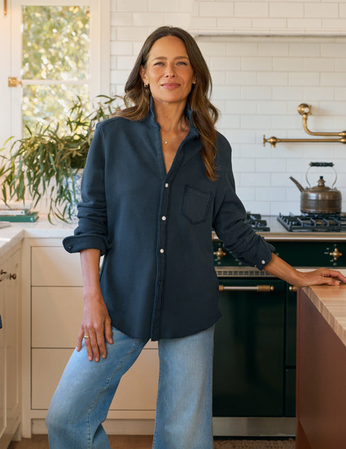 EILEEN Vintage Navy, Triple Terry