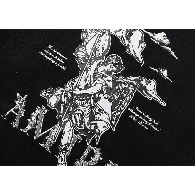 Amiri Hoodie High Street Fashion Prints