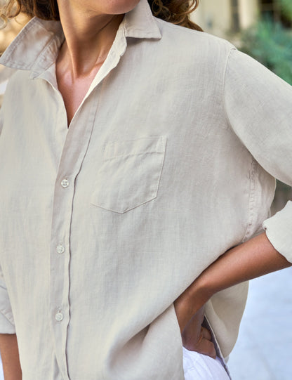 EILEEN Sand, Washed Linen