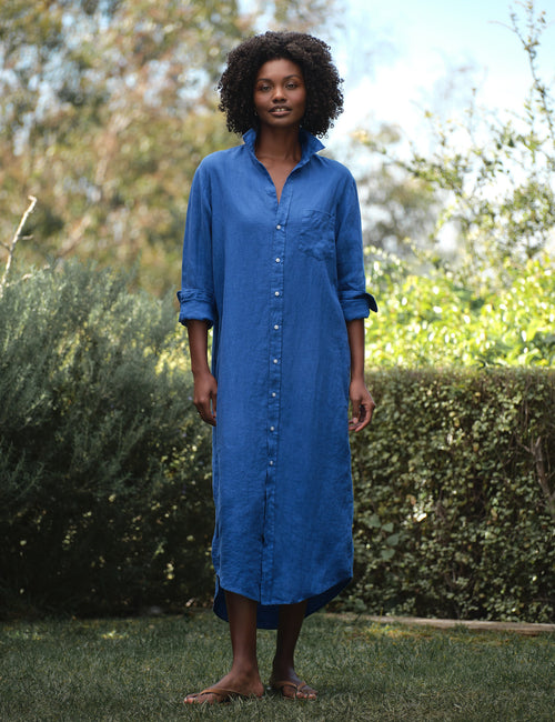 RORY Cabo Blue, Washed Linen