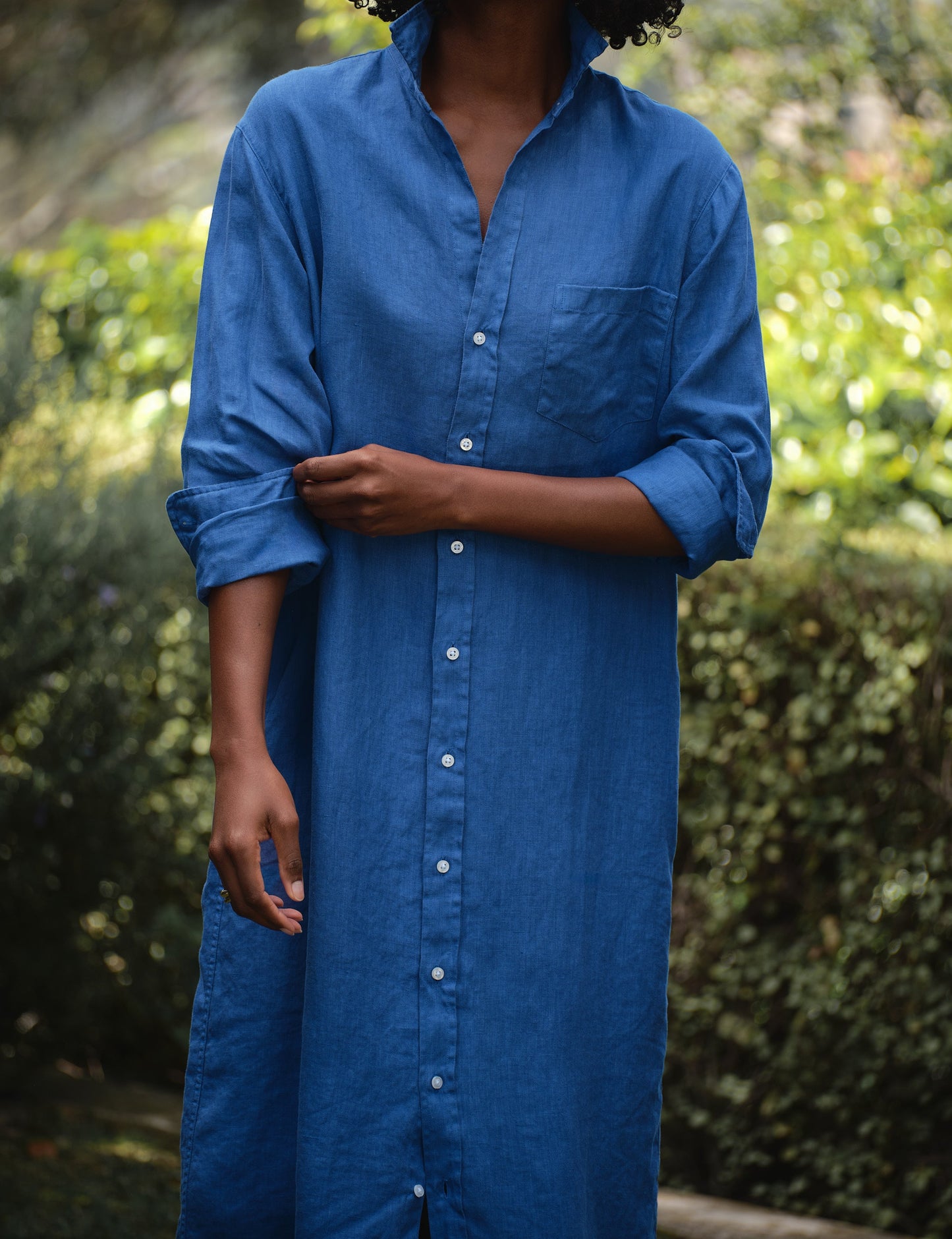 RORY Cabo Blue, Washed Linen
