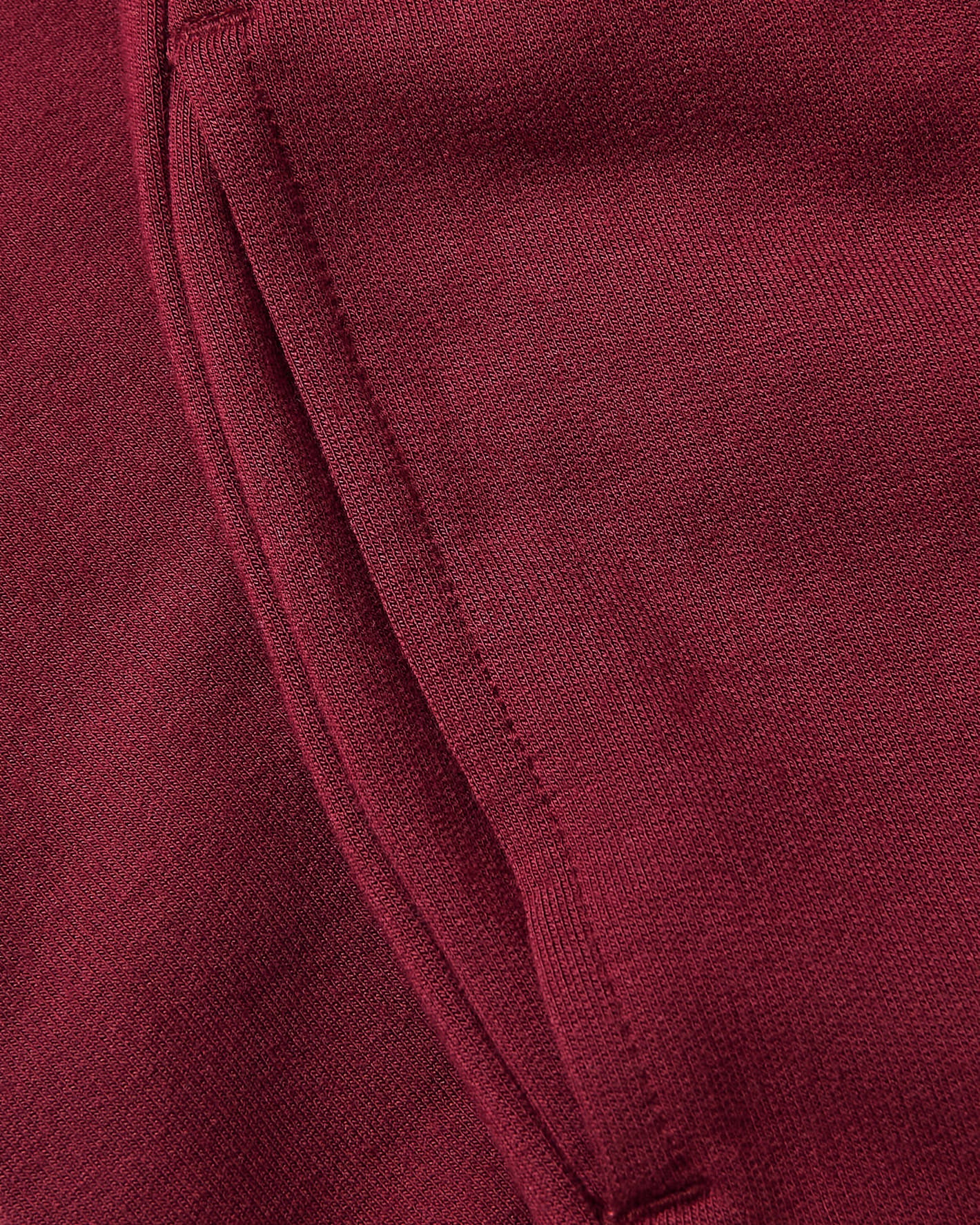 Girls Dark Maroon Slouch Pullover Crew & Relaxed Jogger 2-Pack