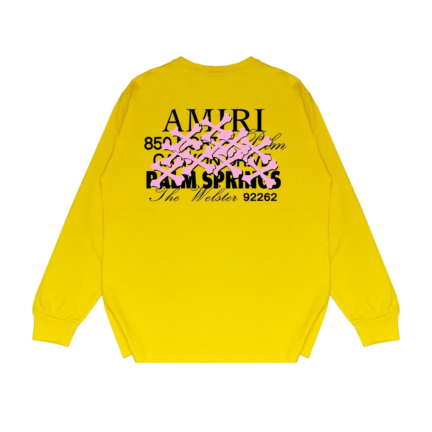 Amiri Long Sleeved Shirt Printed Trendy Pure Cotton