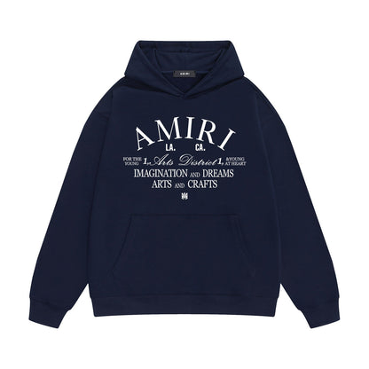 Amiri Hoodie Printed Trendy Pure Cotton