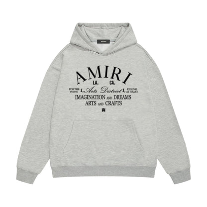 Amiri Hoodie Printed Trendy Pure Cotton