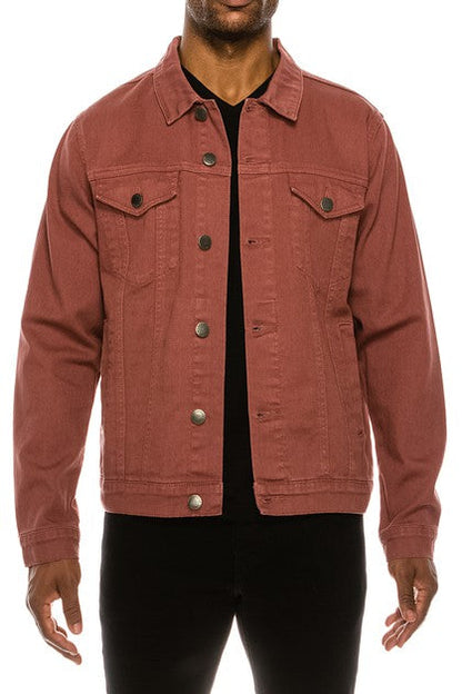 Essential Colored Denim Jacket