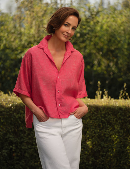 ROSIE Red, Italian Classic Linen