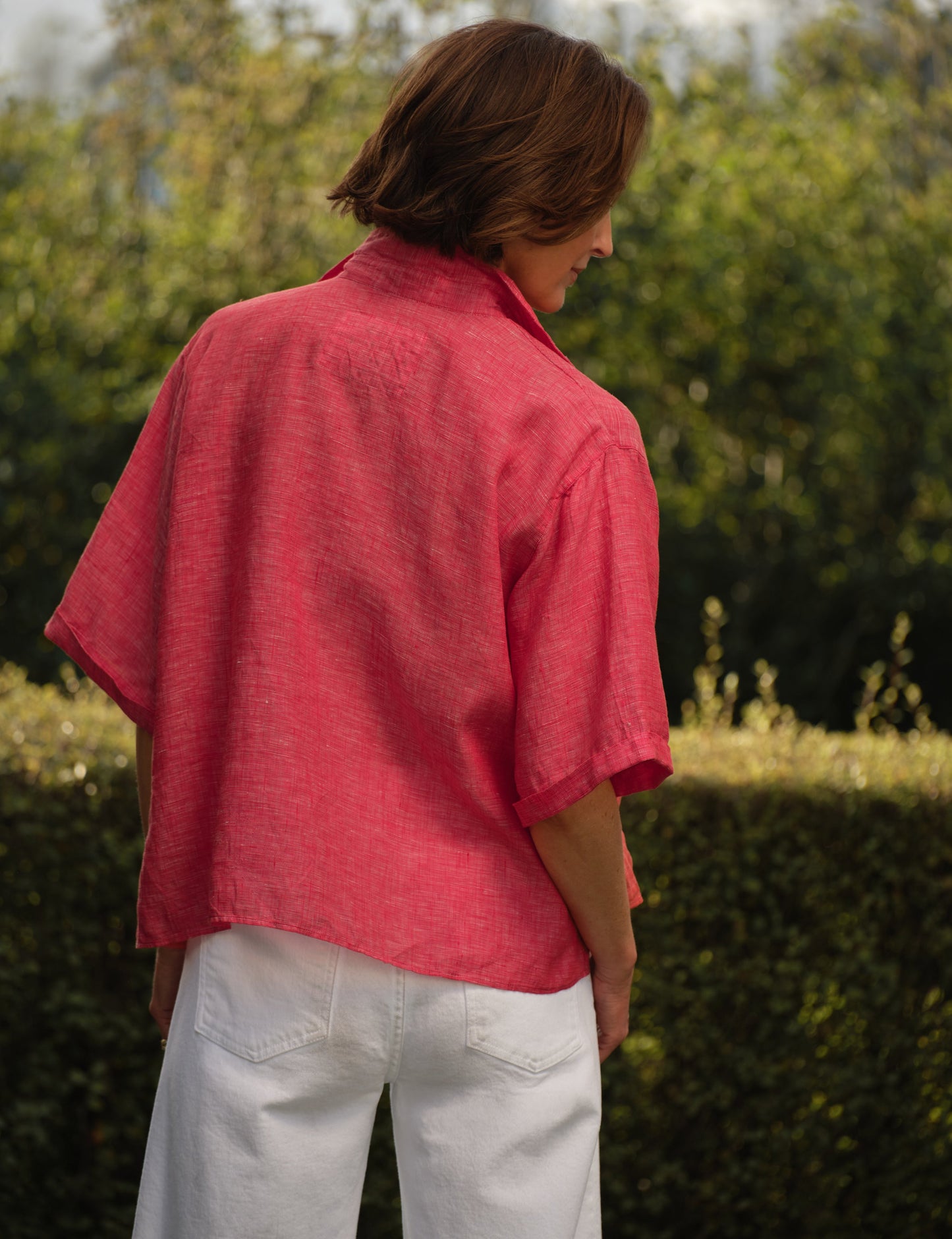 ROSIE Red, Italian Classic Linen
