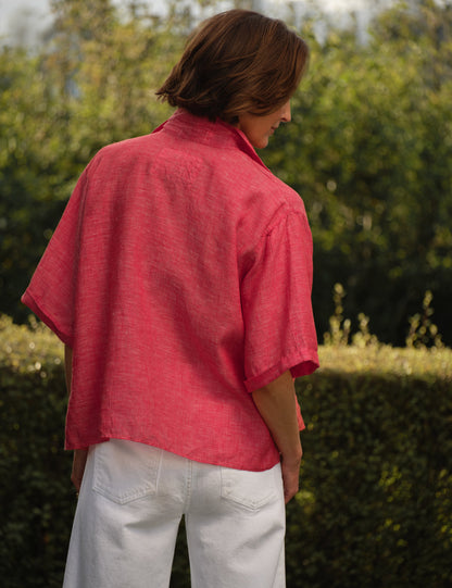 ROSIE Red, Italian Classic Linen