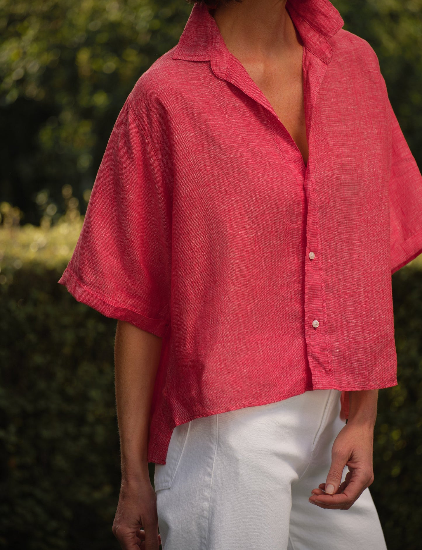 ROSIE Red, Italian Classic Linen