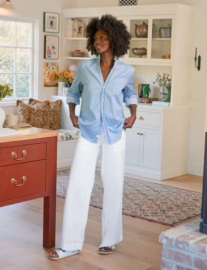 EILEEN RUFFLE Classic Blue Wash, Famous Denim