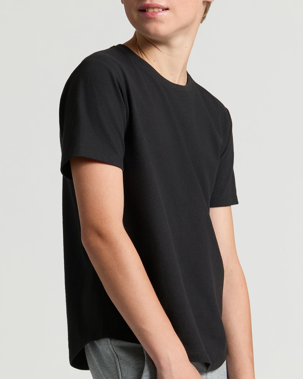Boys' Classic Curved Hem Crew Neck 6-Pack