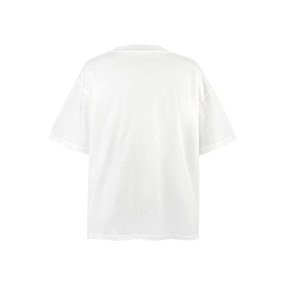 American vintage street T-shirt retro men's loose and old top