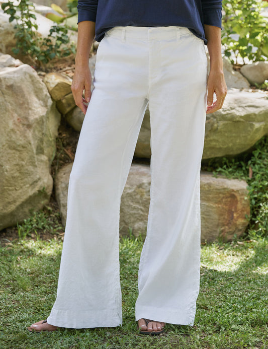 WEST VILLAGE White, Italian Performance Linen