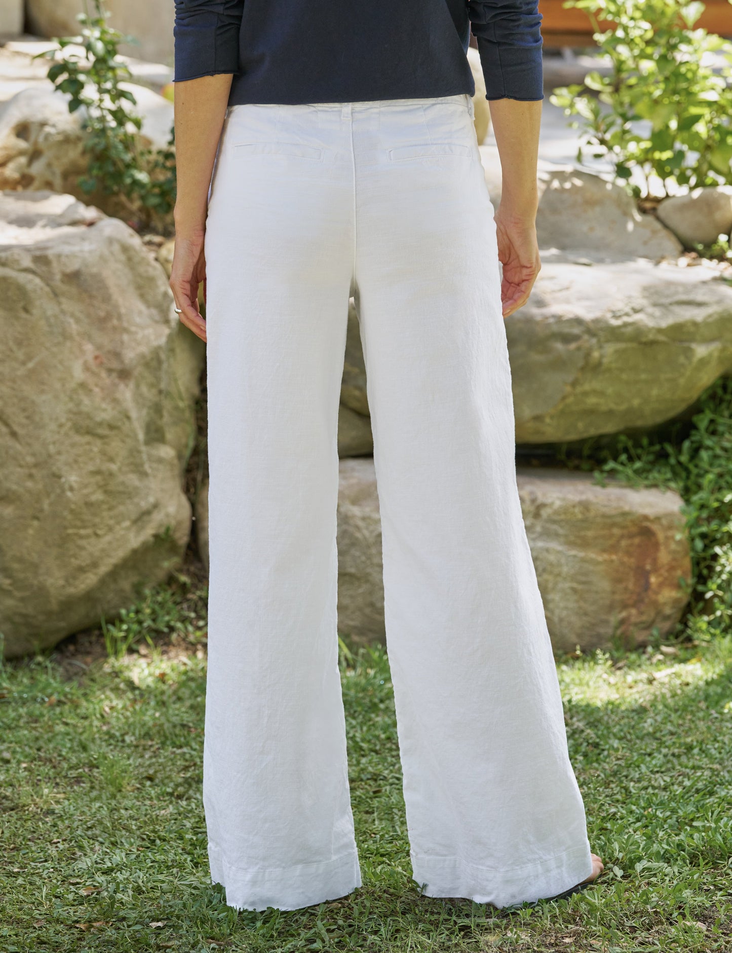 WEST VILLAGE White, Italian Performance Linen