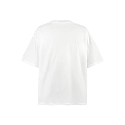 American vintage street T-shirt retro men's loose half sleeve