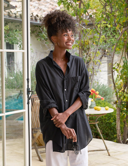MACKENZIE Black, Organic Voile
