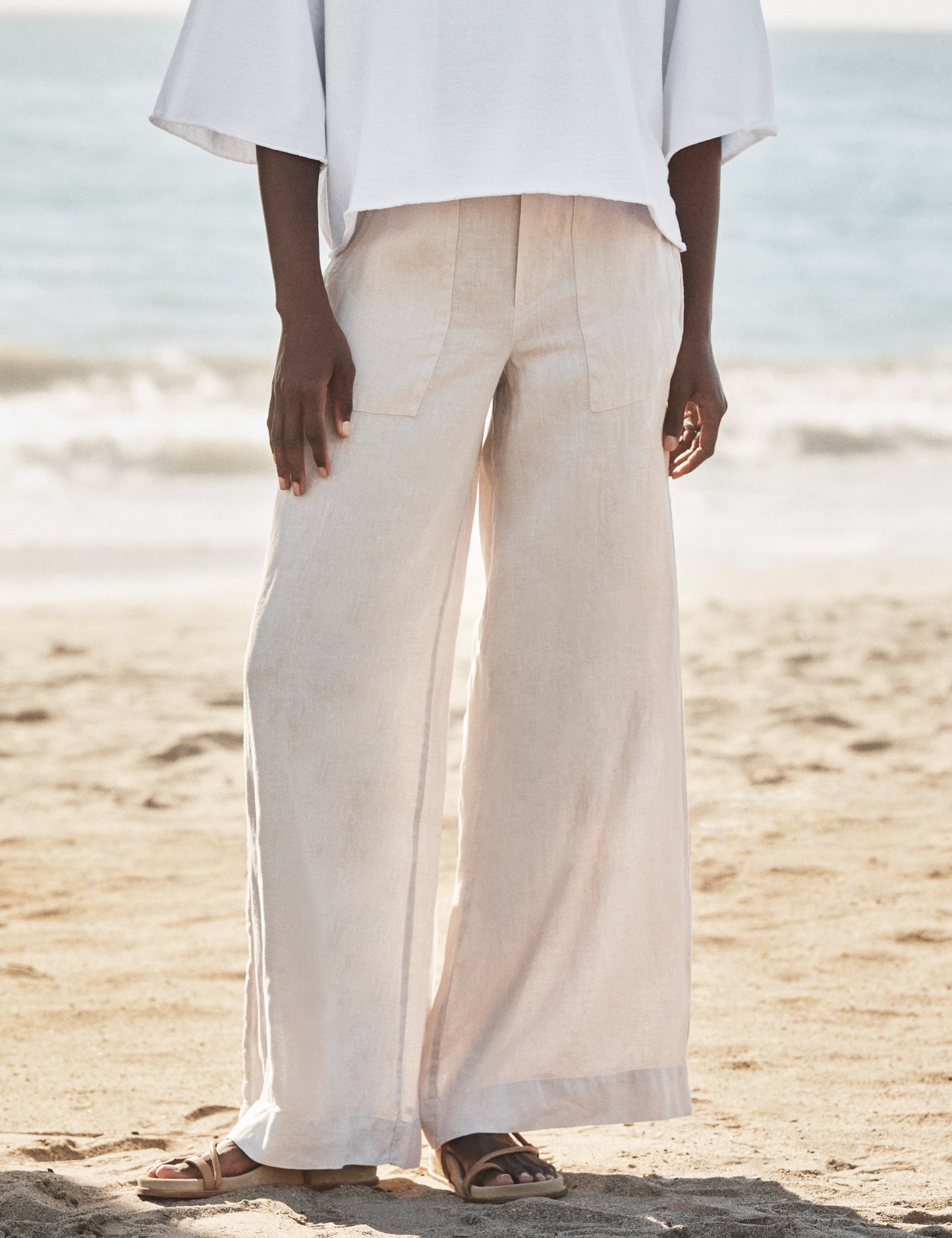MADELINE Sand, Washed Linen