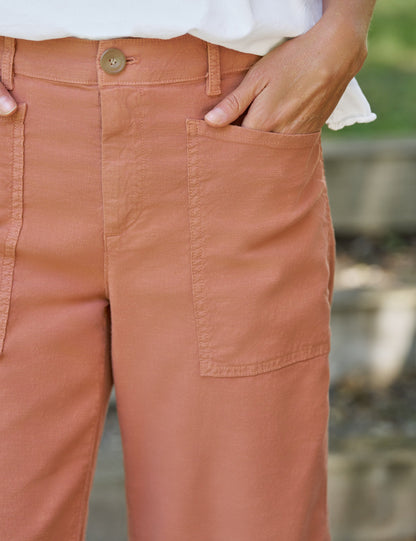 LIMERICK CROP Canyon, Italian Performance Linen