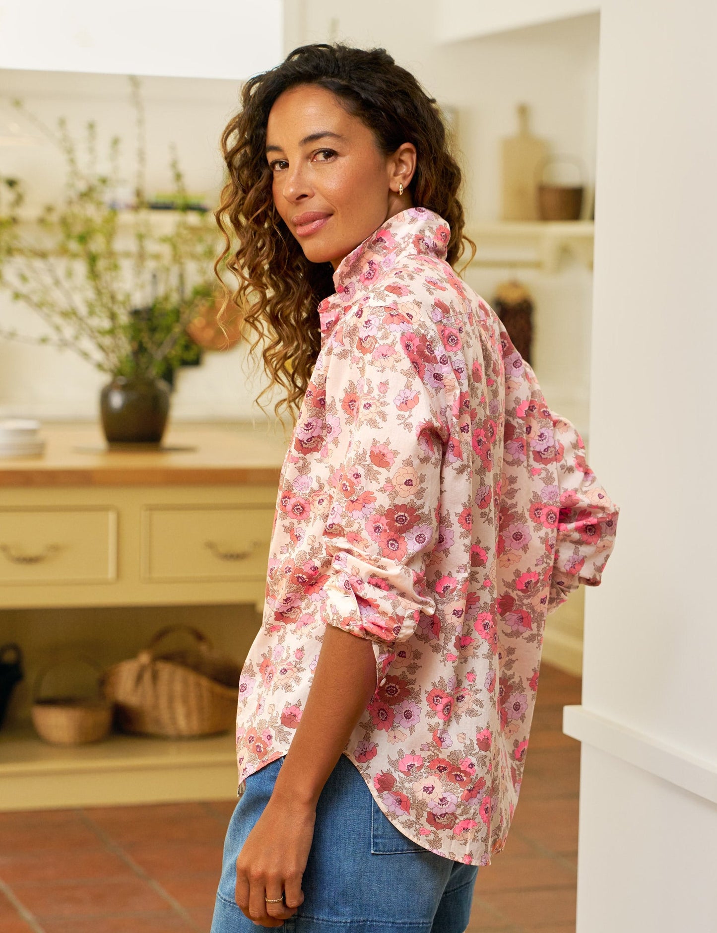 EILEEN Neon Florals, Made with Liberty Fabric