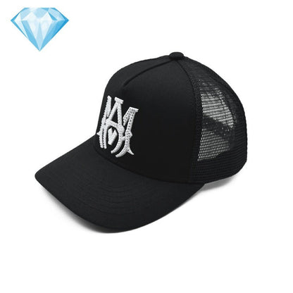 Amiri hat embroidered diamond hat