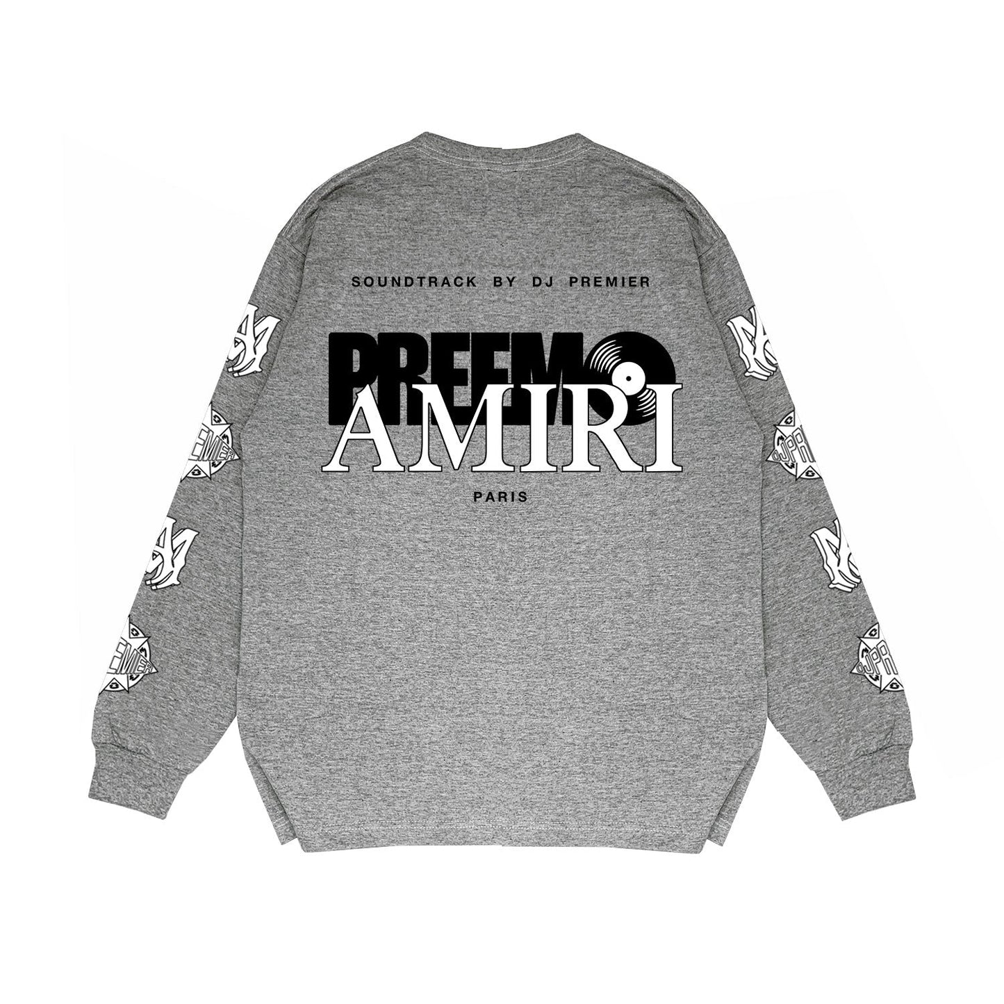 Amiri Long Sleeved Shirt Printed Trendy Pure Cotton