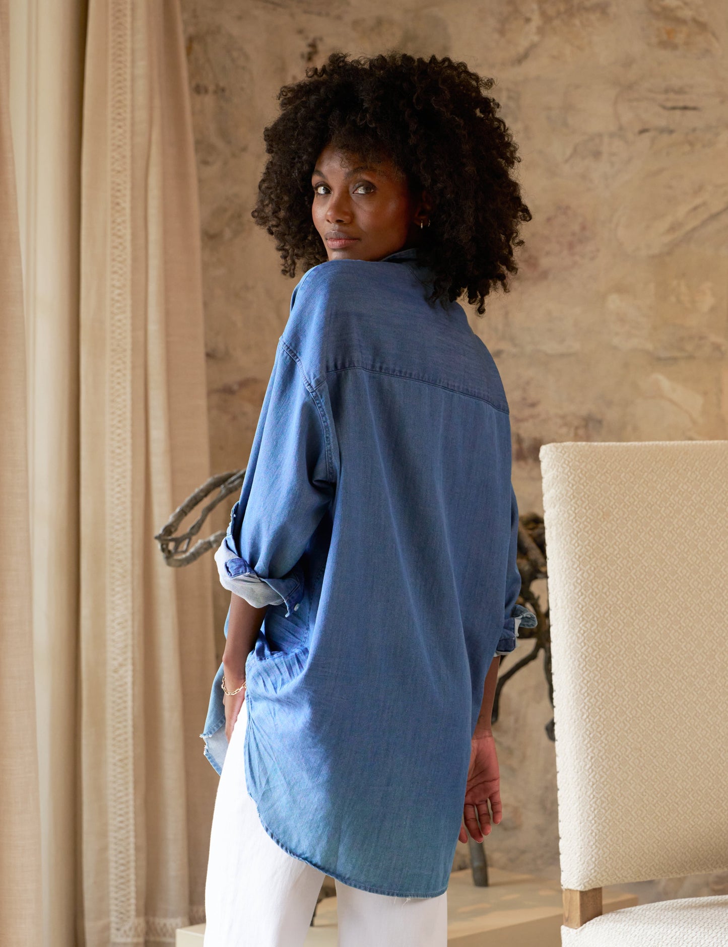 SHIRLEY Vintage Stonewashed Indigo, Famous Denim