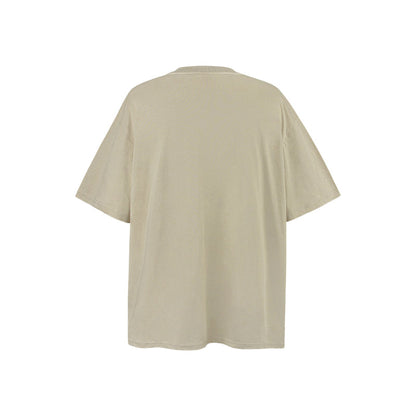American vintage street T-shirt retro men's loose casual half sleeve