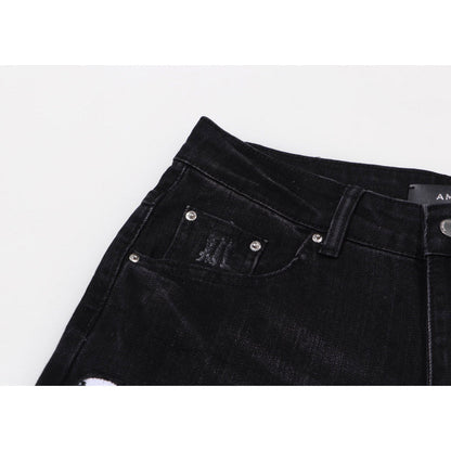 Amiri Jeans Slim Fit Stretch Ripped Jeans