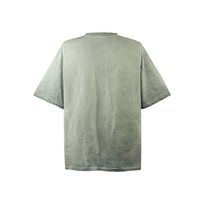 American vintage street T-shirt pure cotton retro men's and women's summer loose