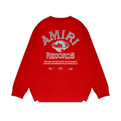 Amiri Long Sleeved Shirt Printed Trendy Pure Cotton
