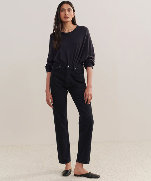 90's Pinch Waist Long Jean