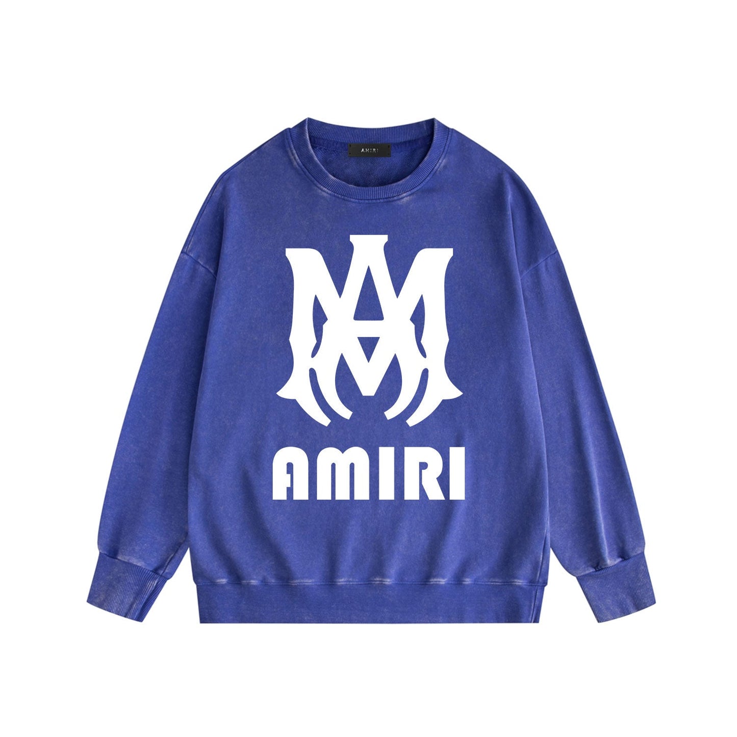 Amiri Distressed Sweatshirt Printed Trendy Pure Cotton