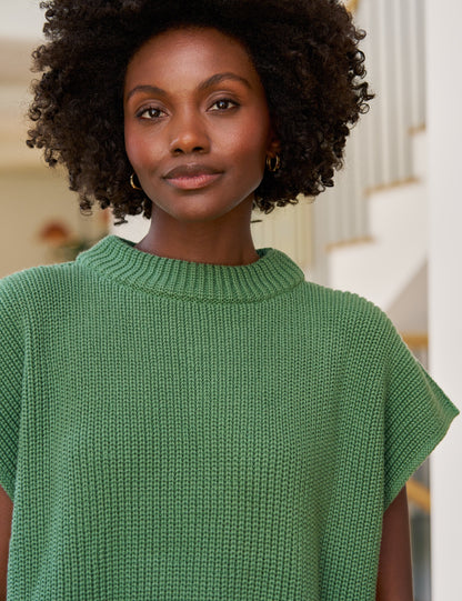 MONTECITO VEST Eucalyptus, Pure Italian Cotton