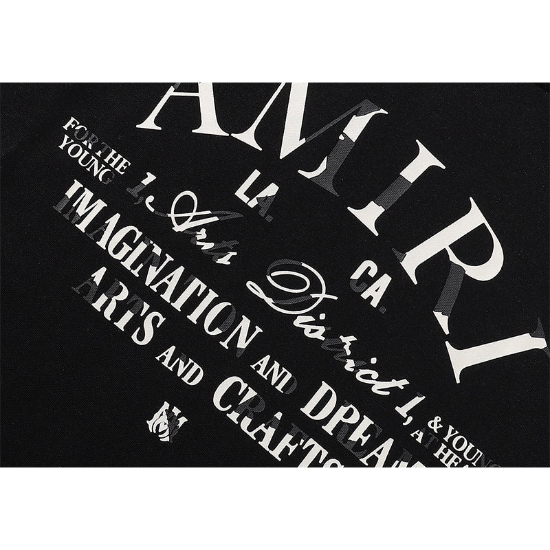 Amiri Hoodie High Street Fashion Prints
