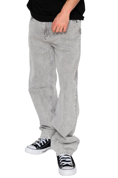 ATLAS Essential Baggy Denim Jeans - Grey