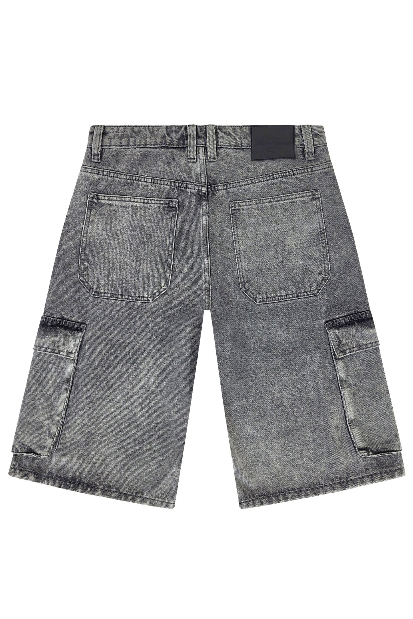 VAULT Baggy Fit Cargo Denim Shorts