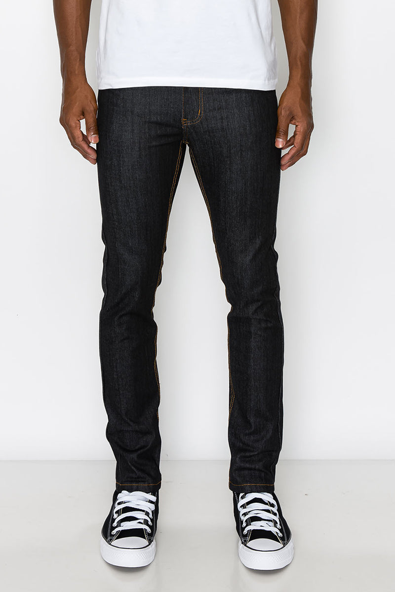 Essential  Raw Denim Skinny Jeans