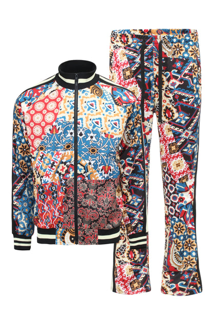 Paisley Collage Track Suit