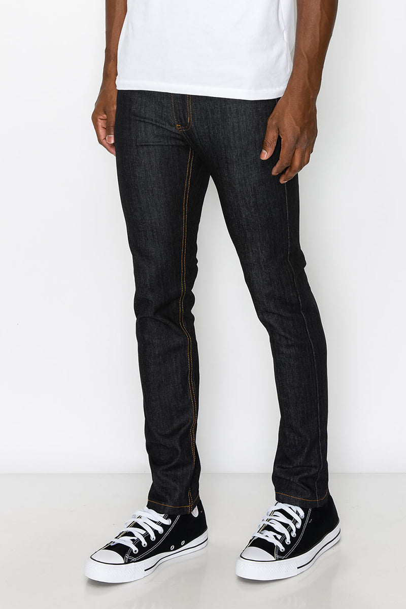 Essential  Raw Denim Skinny Jeans
