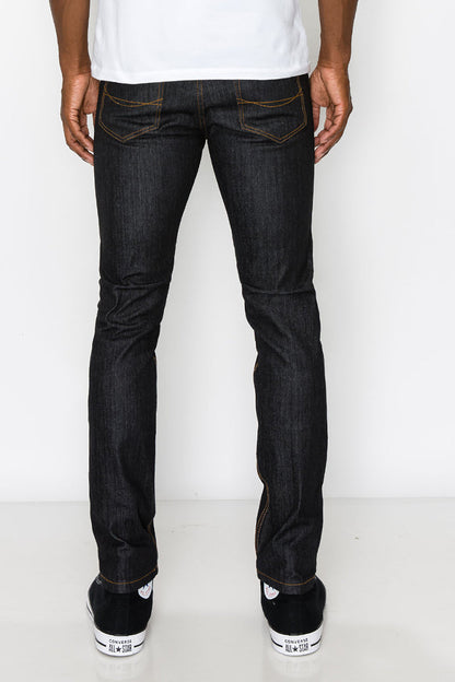 Essential  Raw Denim Skinny Jeans