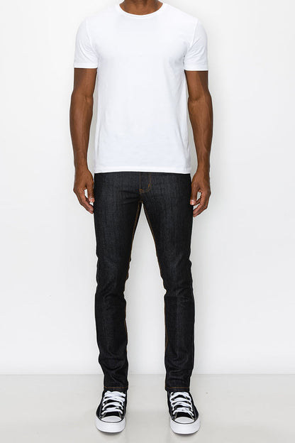 Essential  Raw Denim Skinny Jeans