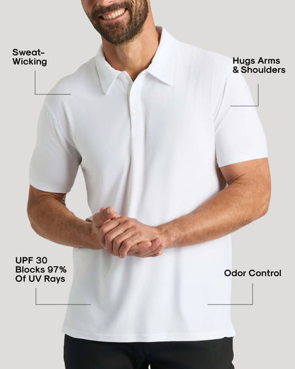White Active Polo 2.0
