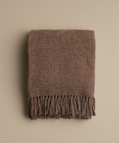 Alpaca Basketweave Throw