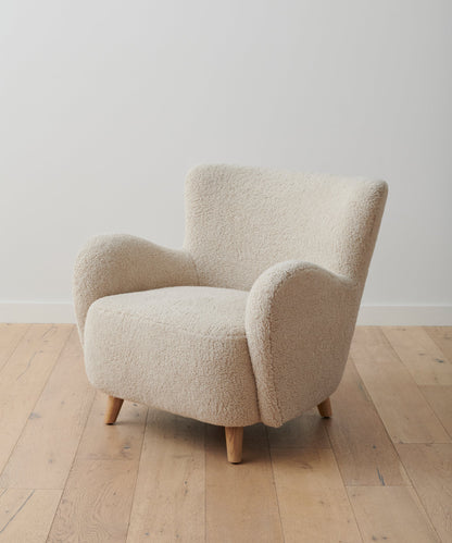 Fabric Swatch Bone Sherpa