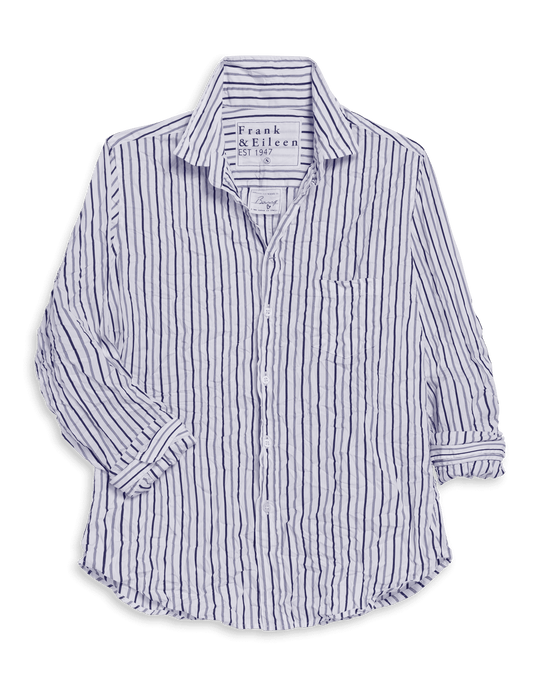 BARRY Multi Blue Stripe, Italian Superluxe